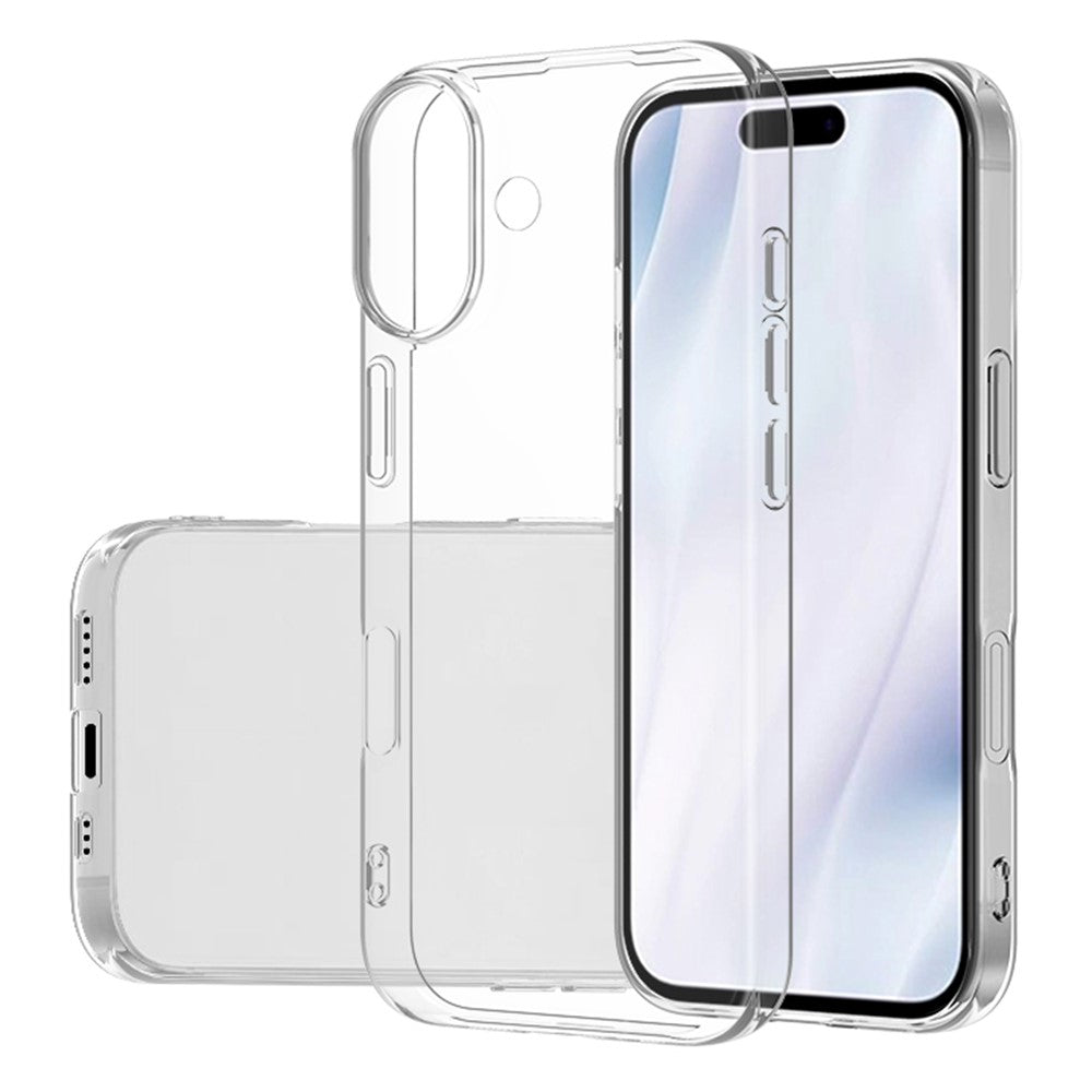 For iPhone 17 Case Slim Fit Transparent Soft TPU Phone Cover
