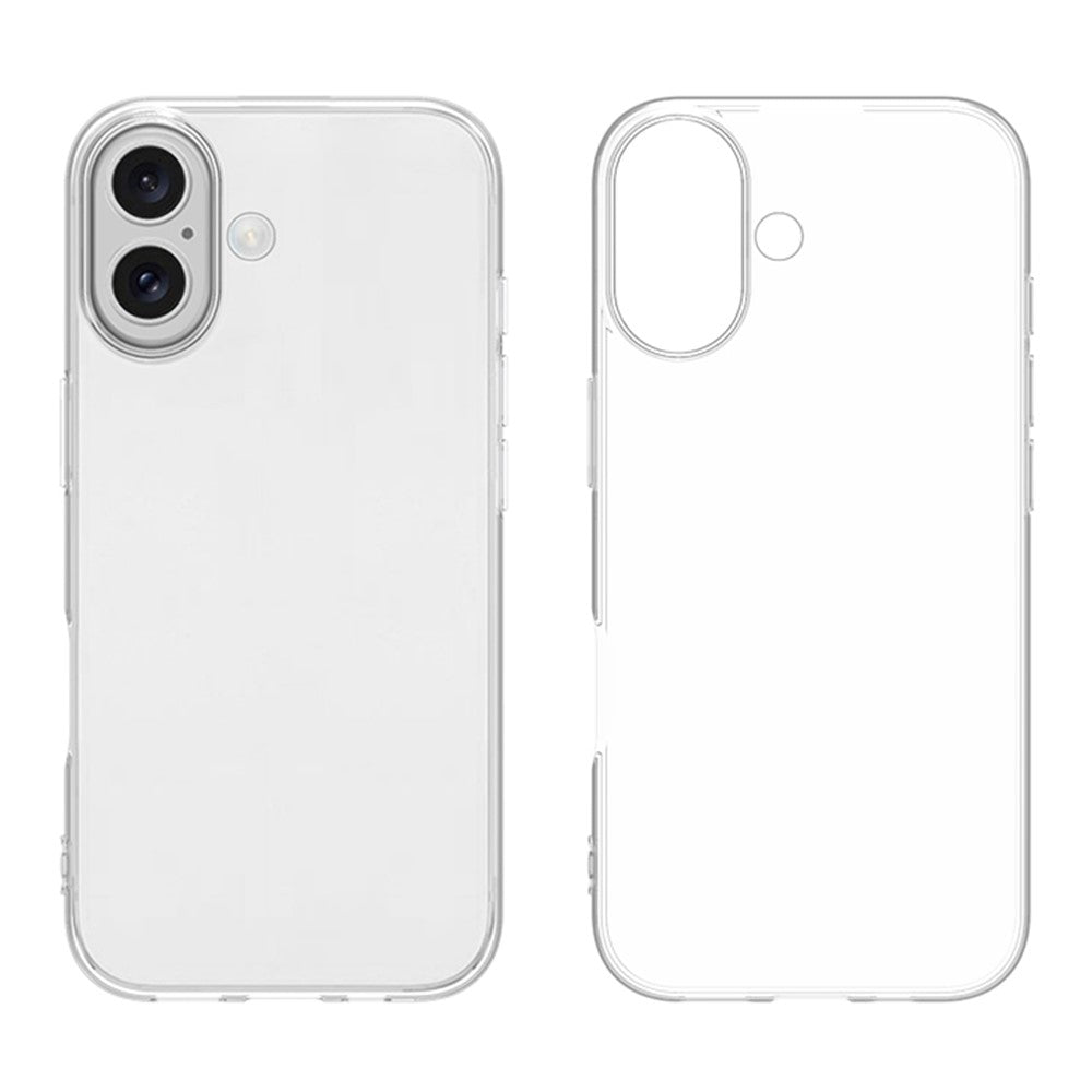 For iPhone 17 Case Slim Fit Transparent Soft TPU Phone Cover