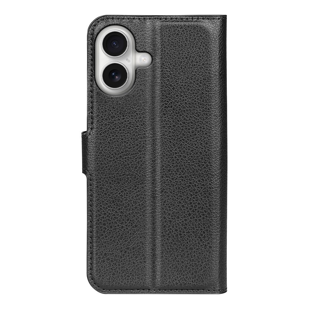 For iPhone 17 Case Litchi Texture Shockproof Leather Wallet Phone Cover