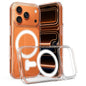 For iPhone 17 Pro Clear Phone Case Compatible with MagSafe TPU+Acrylic Back Cover