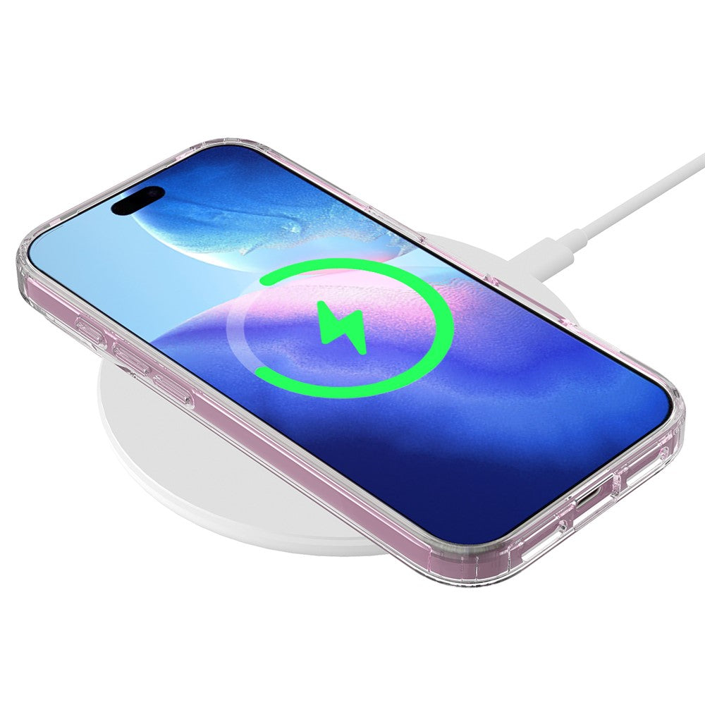 For iPhone 17 Pro Clear Phone Case Compatible with MagSafe TPU+Acrylic Back Cover