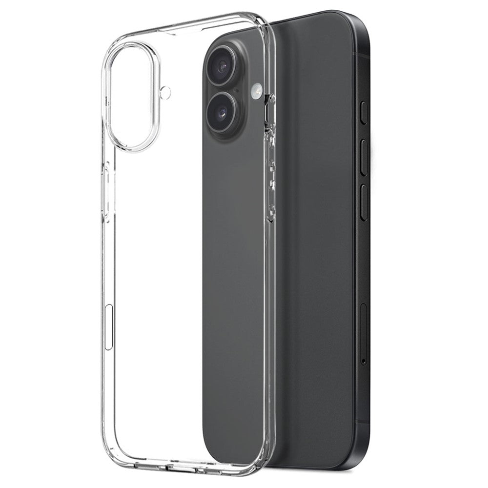 NORTHJO For iPhone 17 Case Soft TPU Clear Phone Cover with Tempered Glass Screen Protector