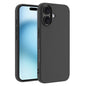 For iPhone 17 Case Soft Matte Back TPU Black Phone Cover , Large Cutout