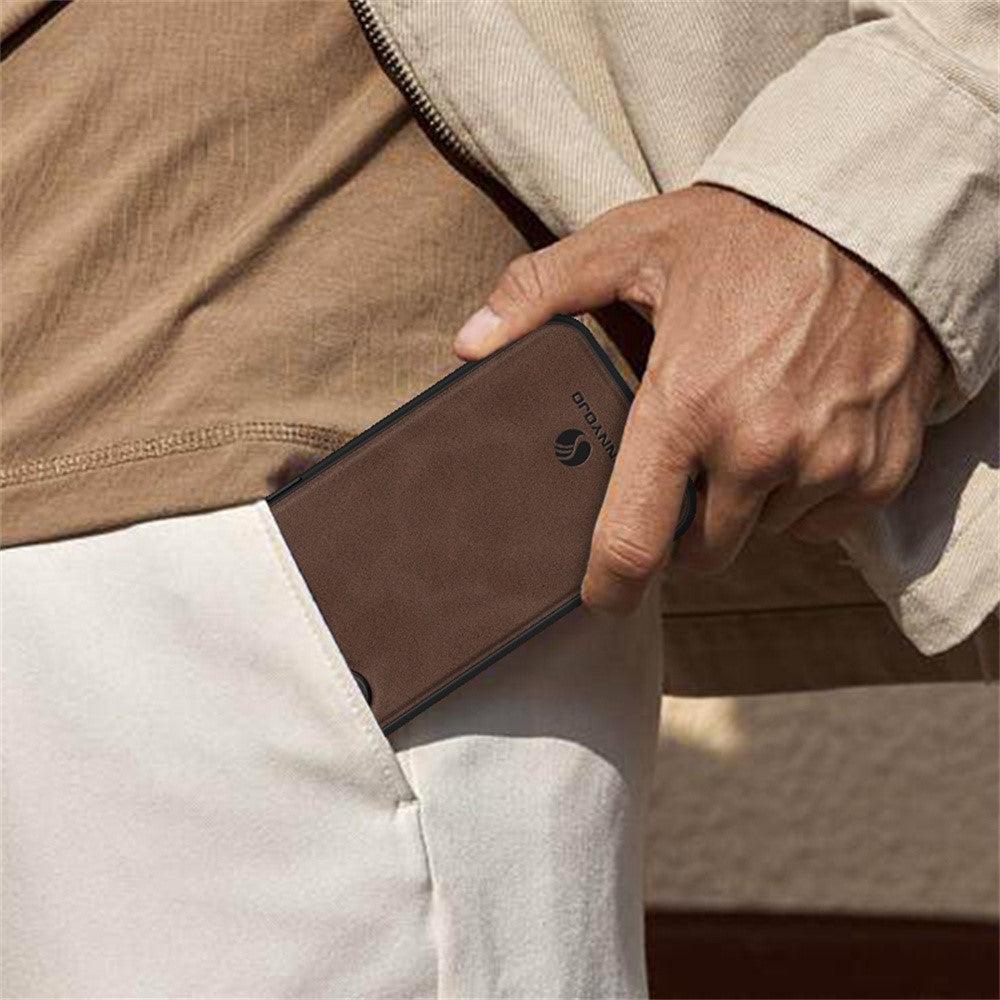 ANNYOJO Hülle für Samsung Galaxy A07 4G - PU-Leder, PC, TPU, Anti-Drop