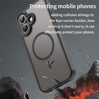 For iPhone 17 Case Compatible with MagSafe Anti Drop PC + TPU Phone Cover