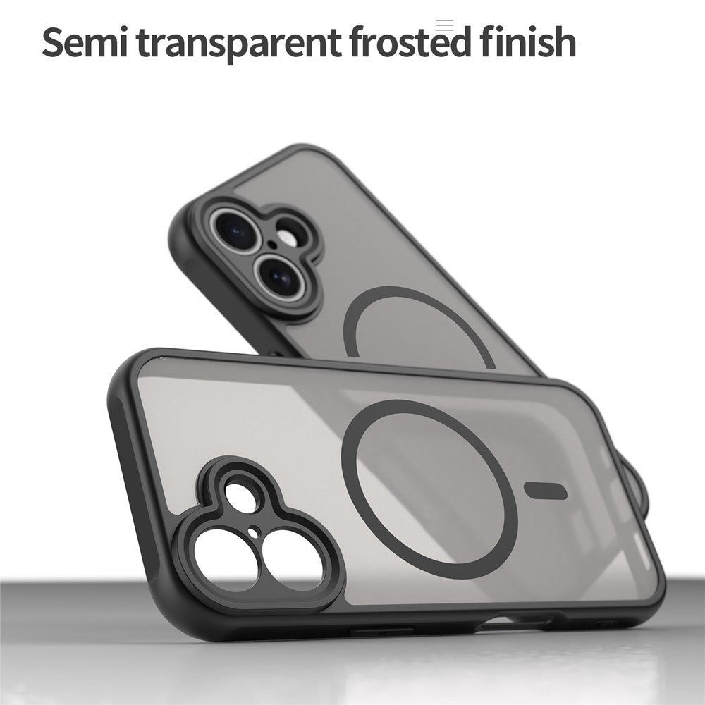 For iPhone 17 Case Compatible with MagSafe Anti Drop PC + TPU Phone Cover