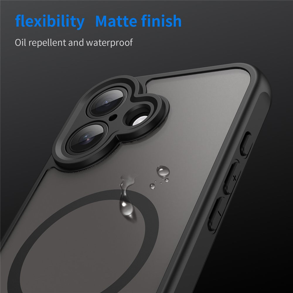For iPhone 17 Case Compatible with MagSafe Anti Drop PC + TPU Phone Cover