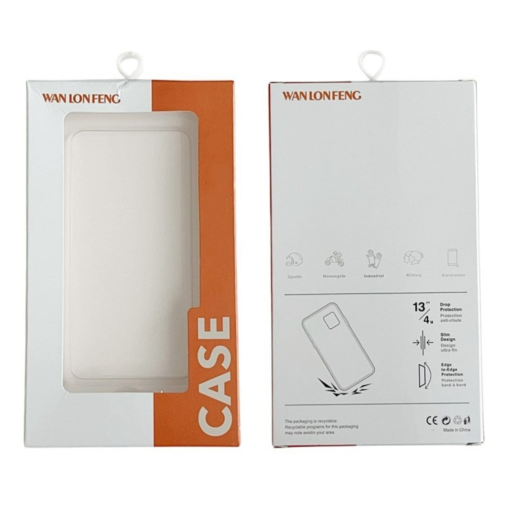 WANLONFENG iPhone 17e/16e Hülle mit MagSafe, Carbon-Optik PC TPU