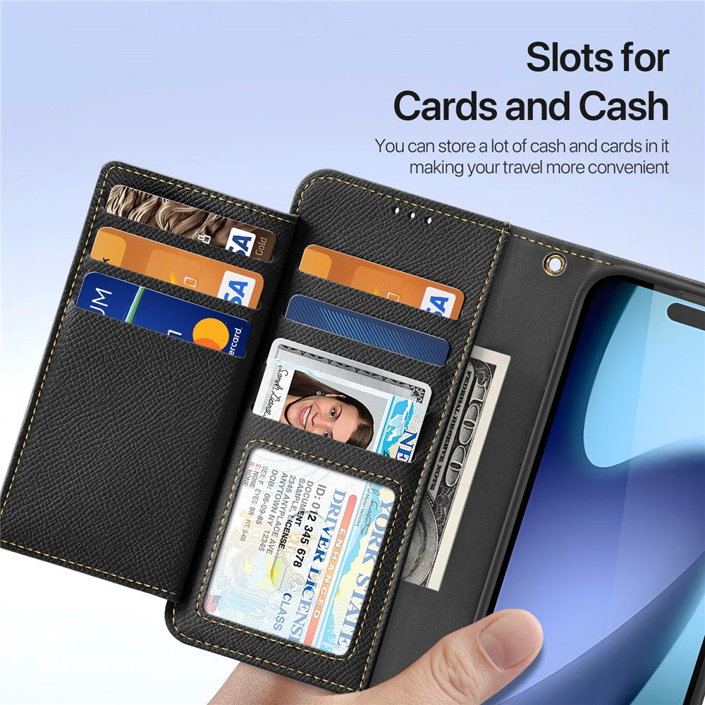 DUX DUCIS For iPhone 17 Case  Lawa Series Detachable Magnetic Cowhide Leather Cover Zipper Wallet