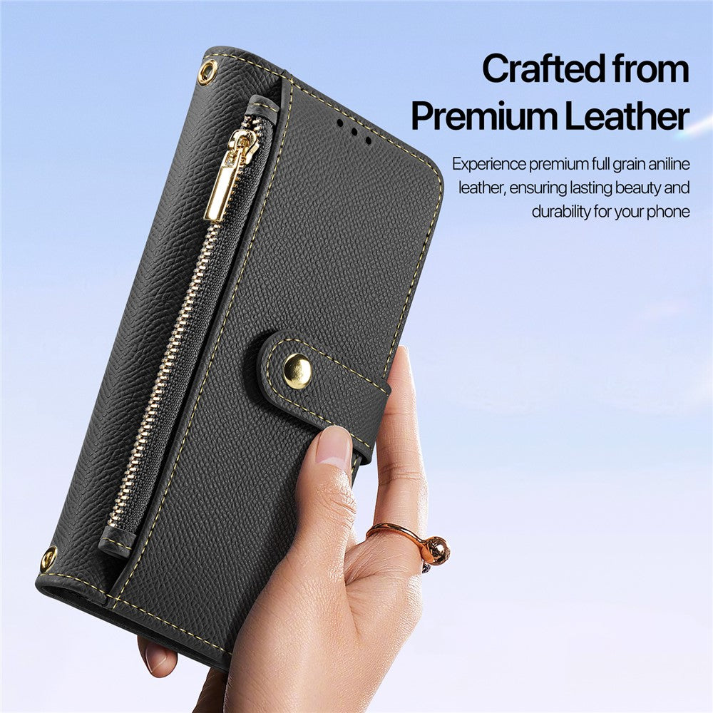 DUX DUCIS For iPhone 17 Case  Lawa Series Detachable Magnetic Cowhide Leather Cover Zipper Wallet