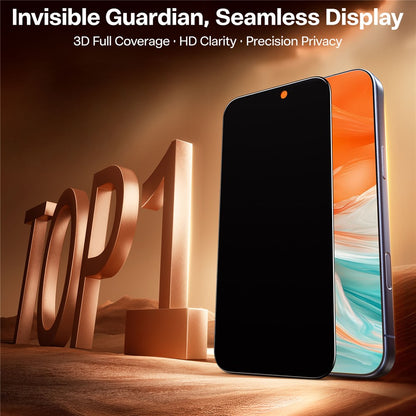 TORRAS Glassgo For iPhone 17 Anti Spy Screen Protector Tempered Glass Private Film with Auto-Align Frame