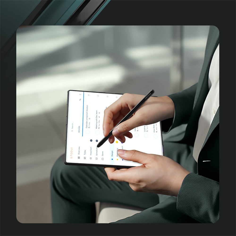 NILLKIN Flex Pure Fold Hülle für Samsung Galaxy Z Fold7 5G – Silikon + PC mit Stift