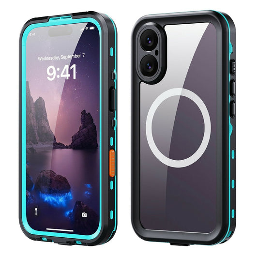 REDPEPPER Dot+ Series For iPhone 17 Cellphone Case Compatible with MagSafe IP68 Waterproof Clear Back Phone Cover