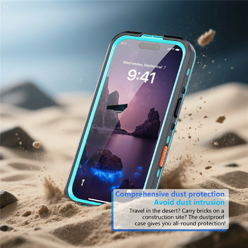 REDPEPPER Dot+ Series For iPhone 17 Cellphone Case Compatible with MagSafe IP68 Waterproof Clear Back Phone Cover
