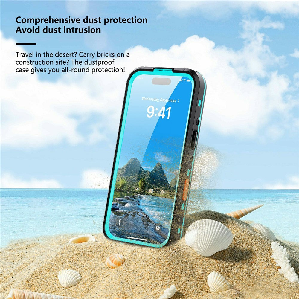 REDPEPPER Dot+ Series For iPhone 17 Pro Cellphone Case Compatible with MagSafe IP68 Waterproof Clear Back Phone Cover