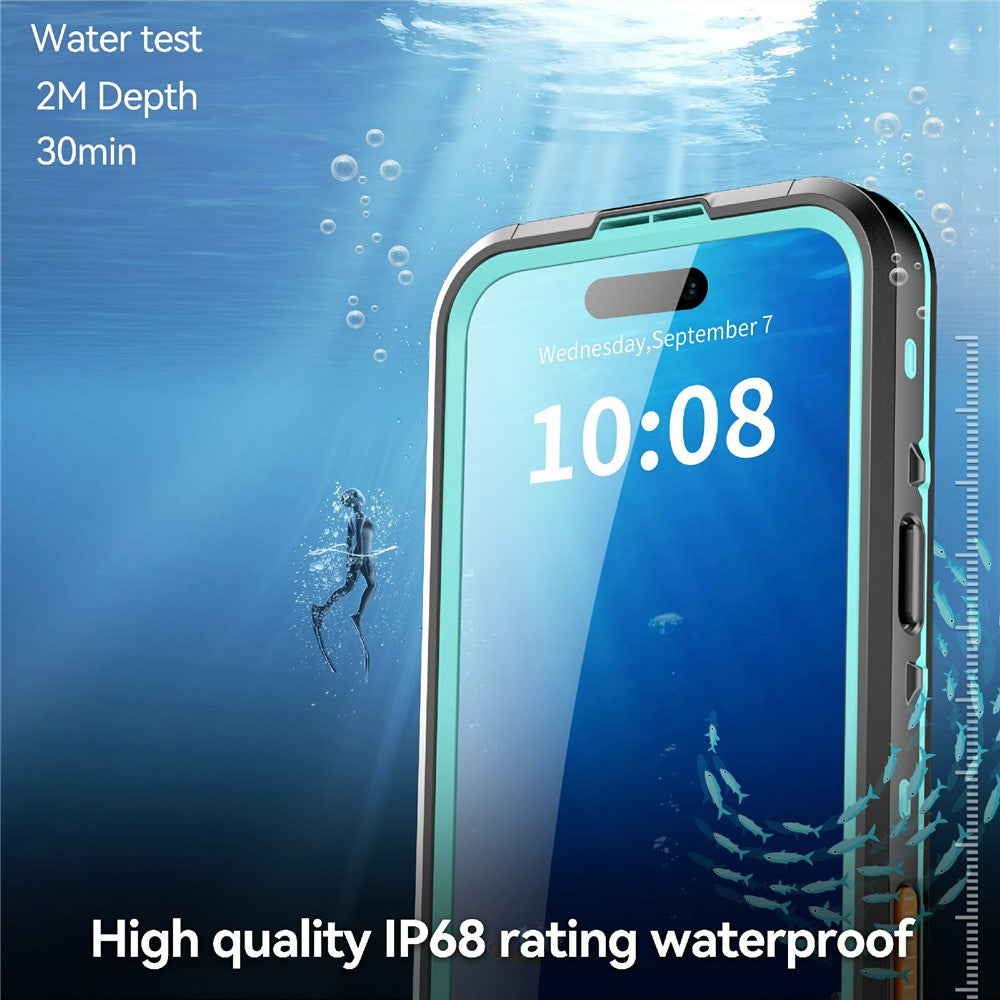 REDPEPPER Dot+ Series For iPhone 17 Pro Max Cellphone Case Compatible with MagSafe IP68 Waterproof Clear Back Phone Cover