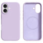 For iPhone 17 Case Compatible with MagSafe Liquid Silicone + PC Phone Cover