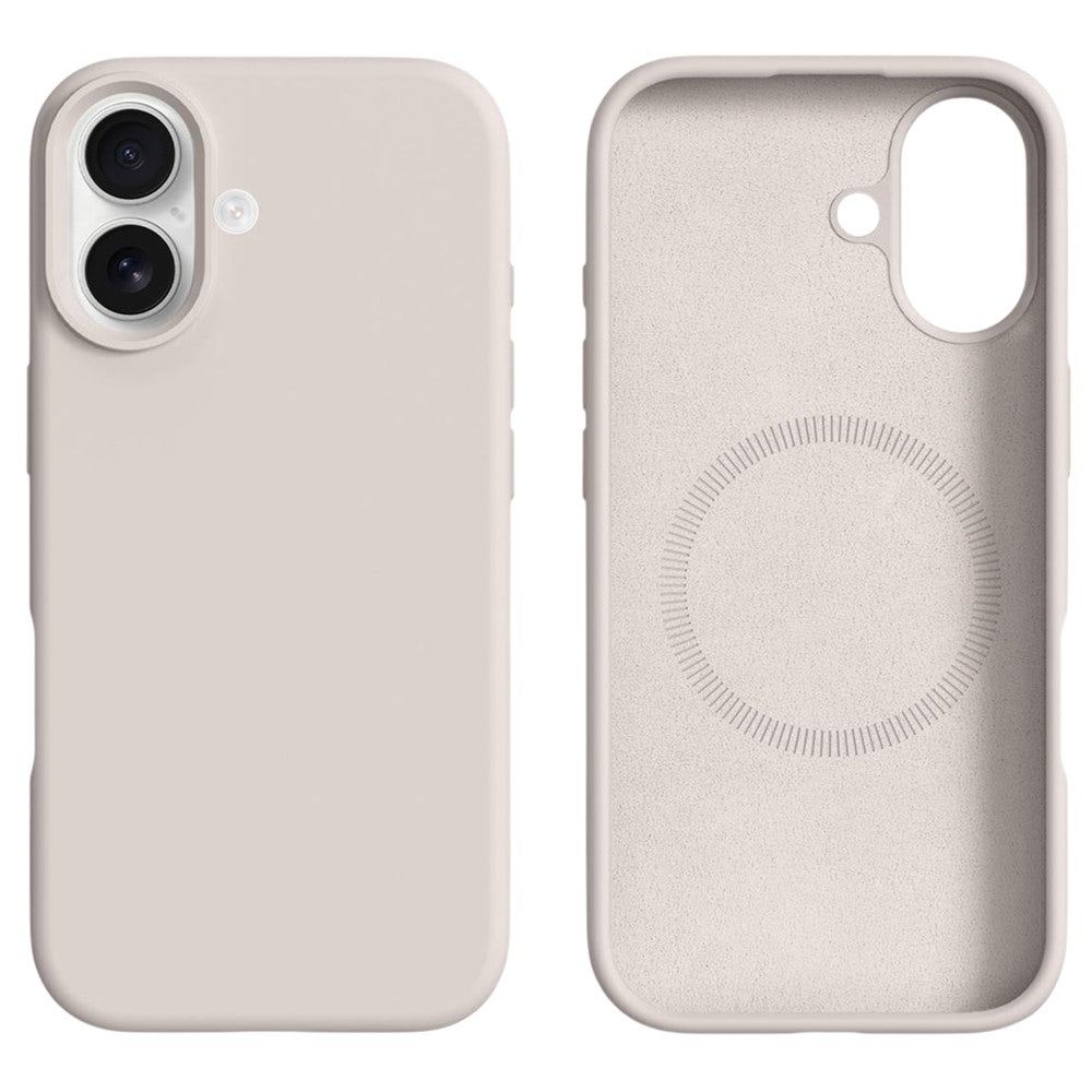For iPhone 17 Case Compatible with MagSafe Liquid Silicone + PC Phone Cover