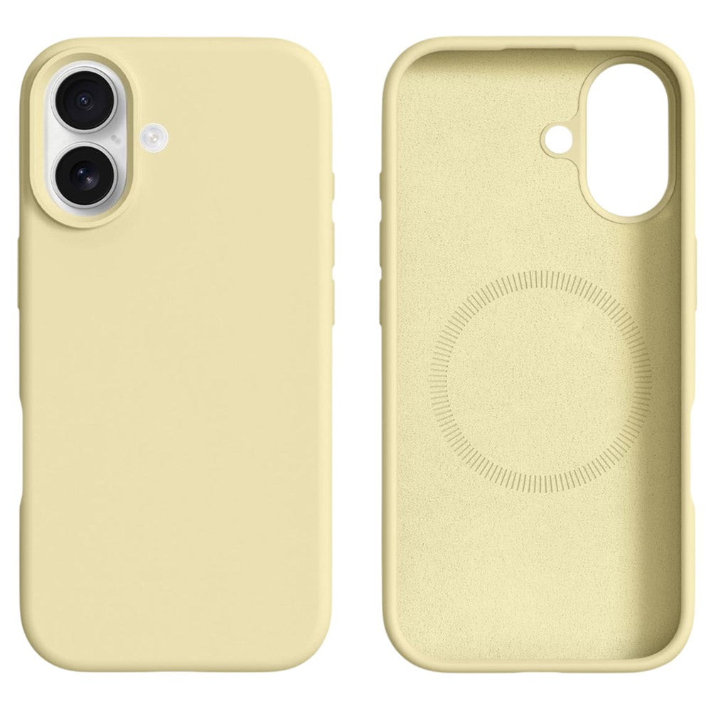 For iPhone 17 Case Compatible with MagSafe Liquid Silicone + PC Phone Cover