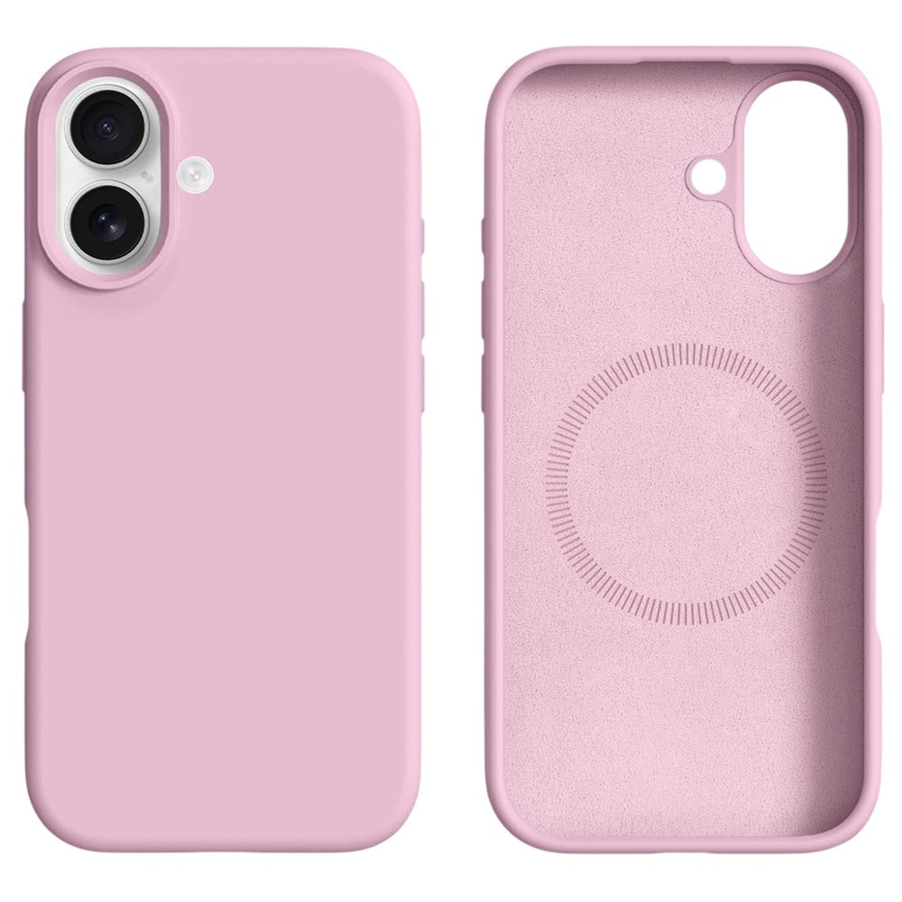 For iPhone 17 Case Compatible with MagSafe Liquid Silicone + PC Phone Cover