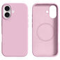 For iPhone 17 Case Compatible with MagSafe Liquid Silicone + PC Phone Cover