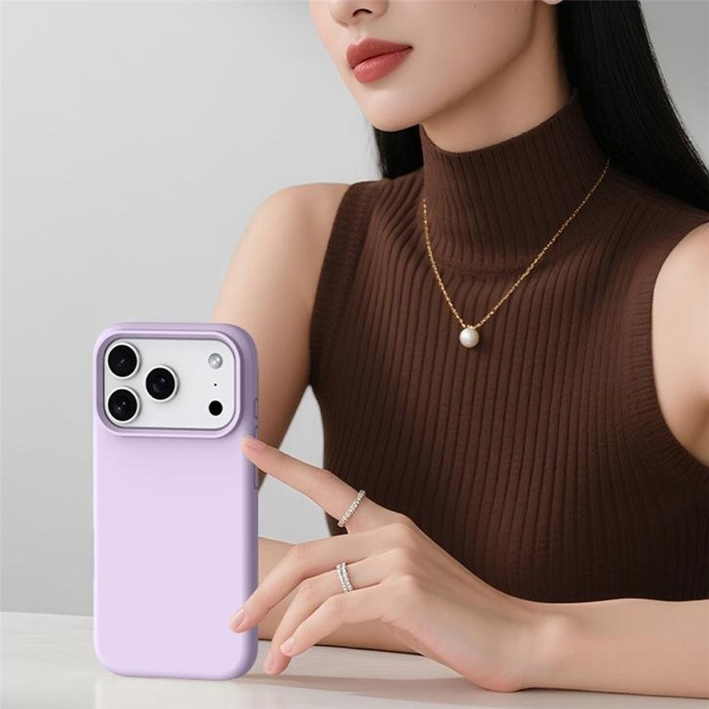 For iPhone 18 Pro Max / 17 Pro Max Case Compatible with MagSafe Liquid Silicone + PC Phone Cover