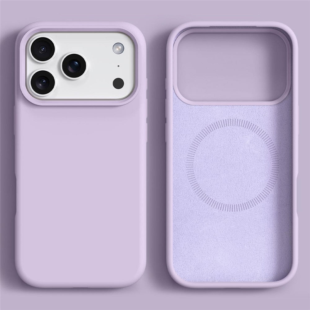 For iPhone 18 Pro / 17 Pro Case Compatible with MagSafe Skin-friendly Liquid Silicone + PC Phone Cover
