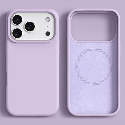 For iPhone 18 Pro / 17 Pro Case Compatible with MagSafe Skin-friendly Liquid Silicone + PC Phone Cover