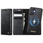 CASEME For iPhone 17 Case  C49 Compatible with MagSafe RFID Blocking Detachable Wallet Leather Phone Cover