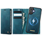 CASEME For iPhone 17 Case  C49 Compatible with MagSafe RFID Blocking Detachable Wallet Leather Phone Cover