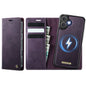 CASEME For iPhone 17 Case  C49 Compatible with MagSafe RFID Blocking Detachable Wallet Leather Phone Cover