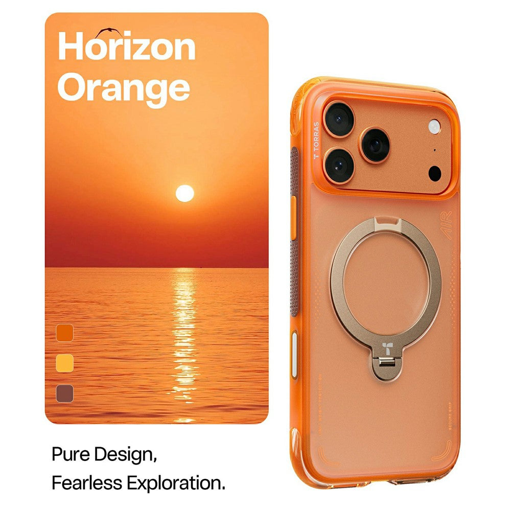TORRAS Ostand Q3 Air Series Case für iPhone 17 Pro mit MagSafe Kickstand, stoßfest