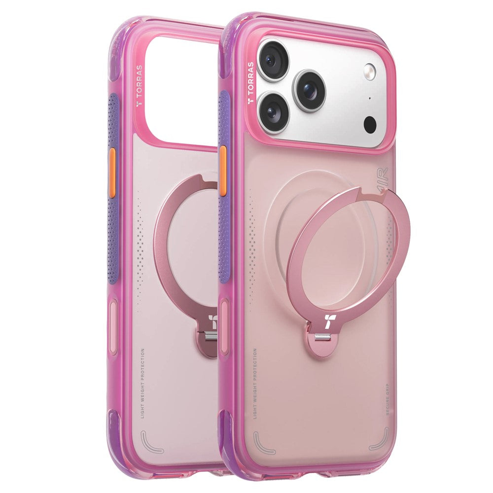 TORRAS Ostand Q3 Air Series Case für iPhone 17 Pro mit MagSafe Kickstand, stoßfest