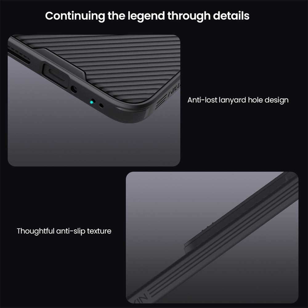 NILLKIN Camshield Pro Hülle für Xiaomi 15T Pro – PC+TPU mit Kameraabdeckung