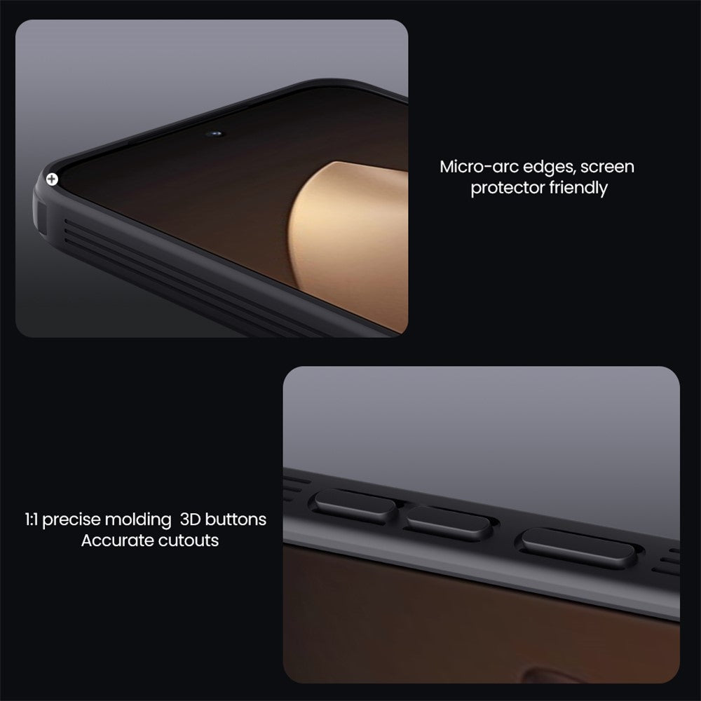 NILLKIN Camshield Pro Hülle für Xiaomi 15T Pro – PC+TPU mit Kameraabdeckung