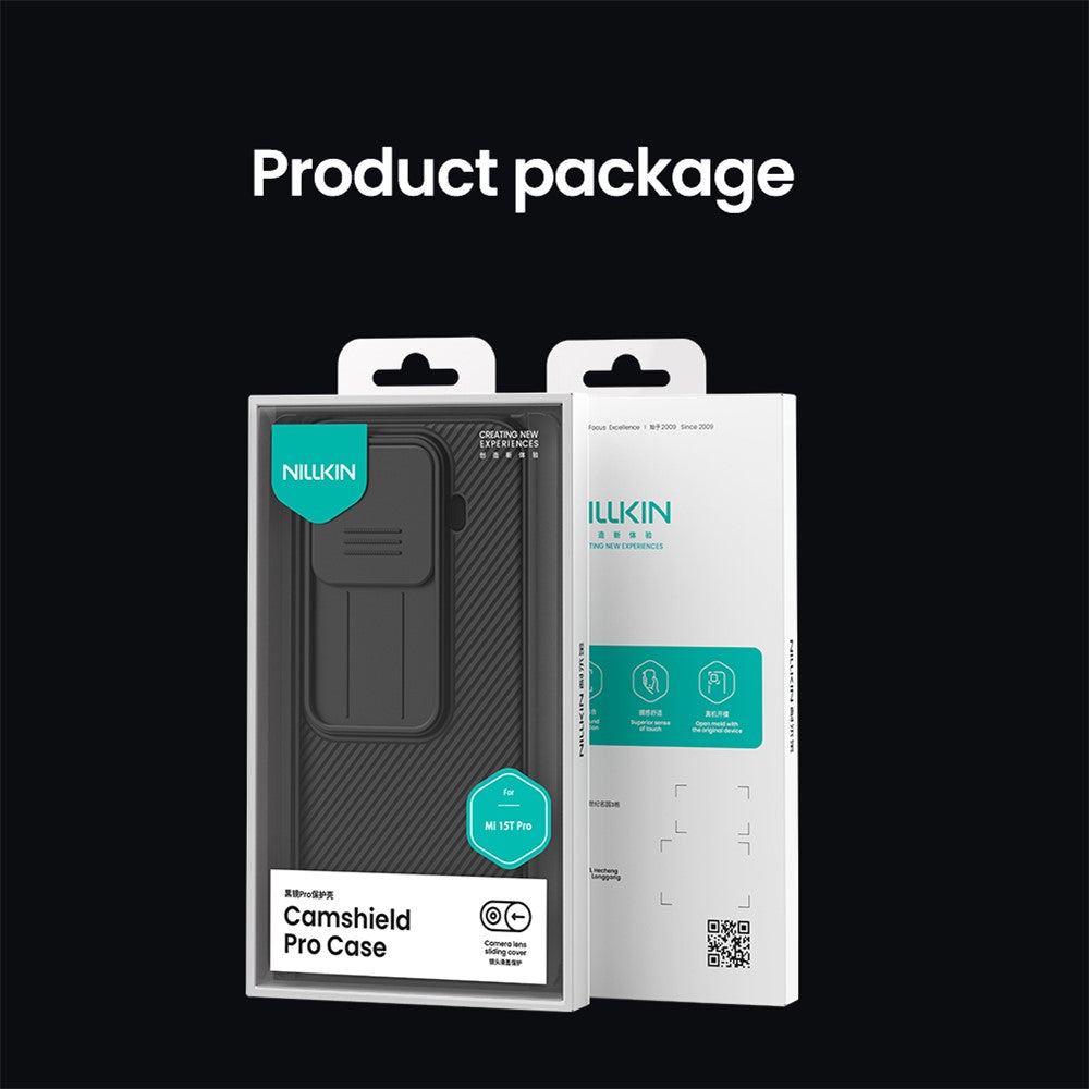 NILLKIN Camshield Pro Hülle für Xiaomi 15T Pro – PC+TPU mit Kameraabdeckung