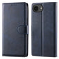 For iPhone 17e / 16e Case Stand Wallet Calf Texture PU Leather Flip Phone Cover with Wrist Strap
