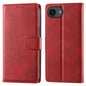For iPhone 17e / 16e Case Stand Wallet Calf Texture PU Leather Flip Phone Cover with Wrist Strap