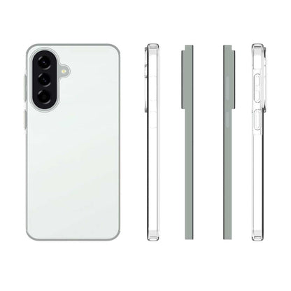 For Samsung Galaxy A57 5G Clear TPU Anti-Scratch Phone Case + 2.5D Arc Edge Screen Protector