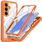 For Samsung Galaxy S26 Magnetic Case PC + TPU Phone Cover with Tempered Glass Screen Film