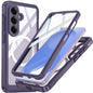For Samsung Galaxy S26 Magnetic Case PC + TPU Phone Cover with Tempered Glass Screen Film
