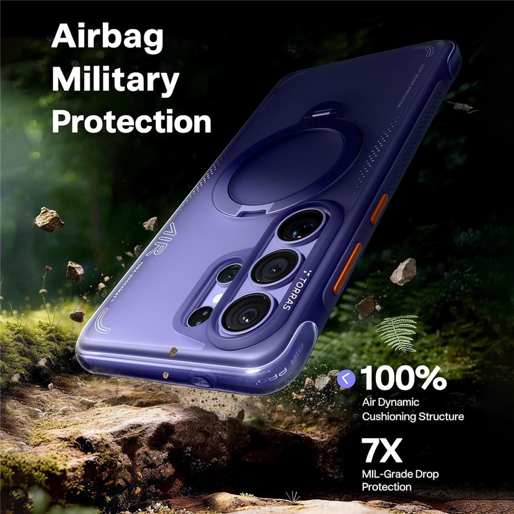 TORRAS Ostand Q3 Air Series Handyhülle für Samsung Galaxy S26 Ultra mit Ständer & MagSafe