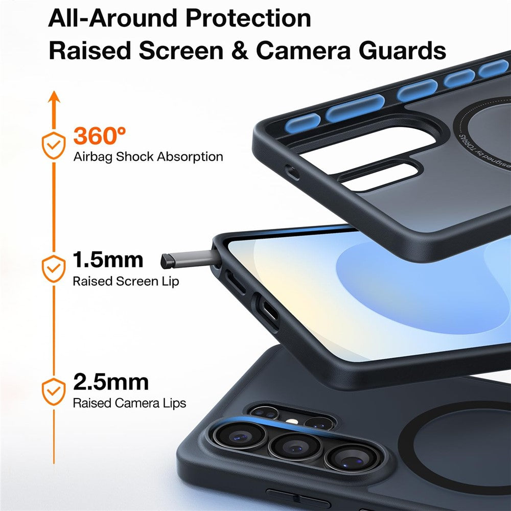 TORRAS Guardian-Mag Hülle für Samsung Galaxy S26 Ultra | Magnetisch & Matt