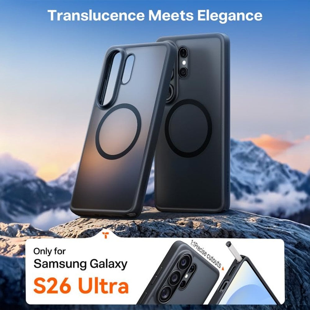 TORRAS Guardian-Mag Hülle für Samsung Galaxy S26 Ultra | Magnetisch & Matt