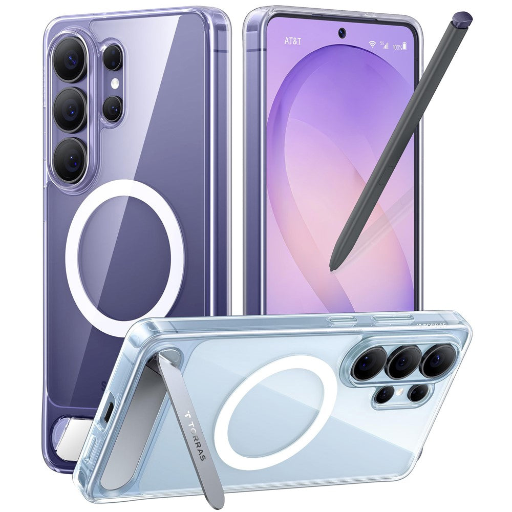 TORRAS Handytasche für Samsung Galaxy S26 Ultra – Ostand L1 Serie mit starkem Magnetkickstand