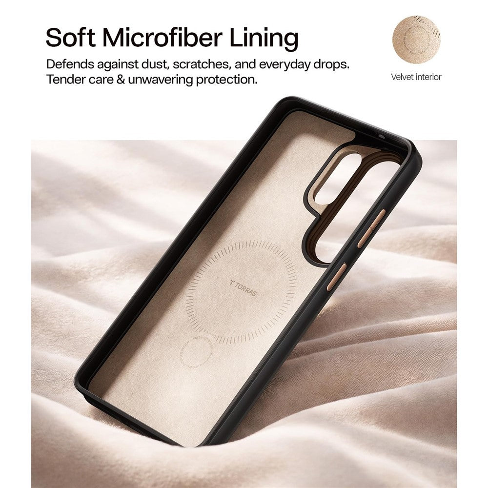 TORRAS Ostand Q3 VegSkin Series For Samsung Galaxy S26 Ultra Magnetic Case Kickstand Phone Cover
