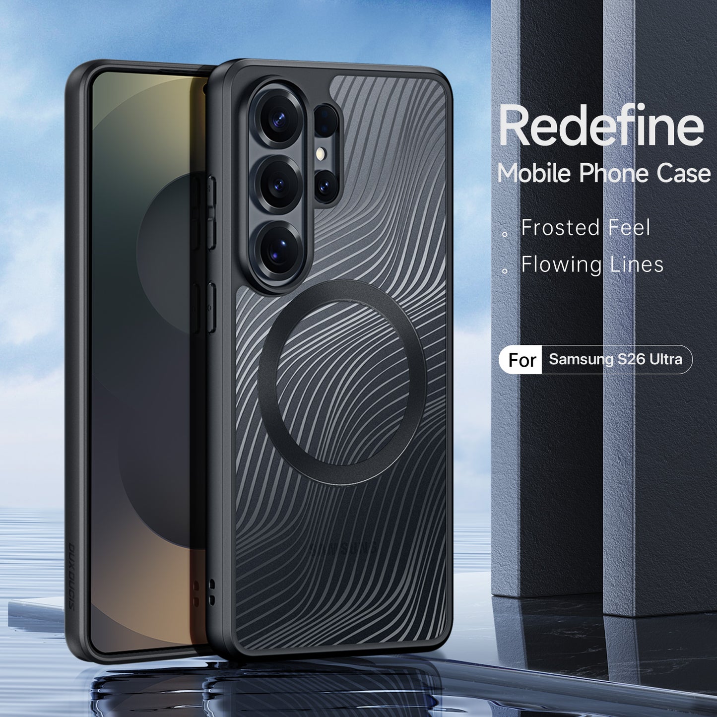 DUX DUCIS Handyhülle für Samsung Galaxy S26 Ultra – Aimo Serie (MagSafe, PC+TPU, REACH zertifiziert)
