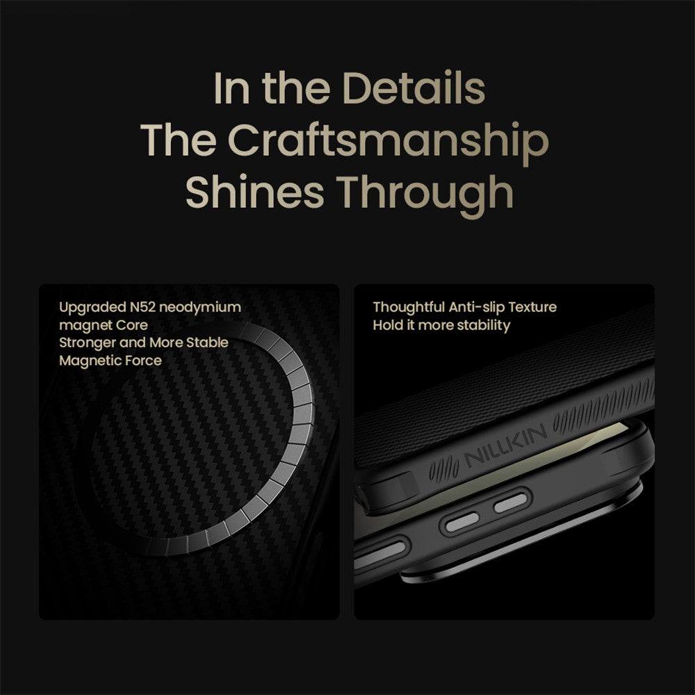 NILLKIN Hülle für Samsung Galaxy S26 Ultra: Magnetisch, TPU + Aramid Fiber, mit Linsenschutz & Kickstand