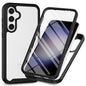 For Samsung Galaxy A57 5G Clear Case PC + TPU Phone Back Cover with PET Screen Film