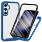 For Samsung Galaxy A57 5G Clear Case PC + TPU Phone Back Cover with PET Screen Film